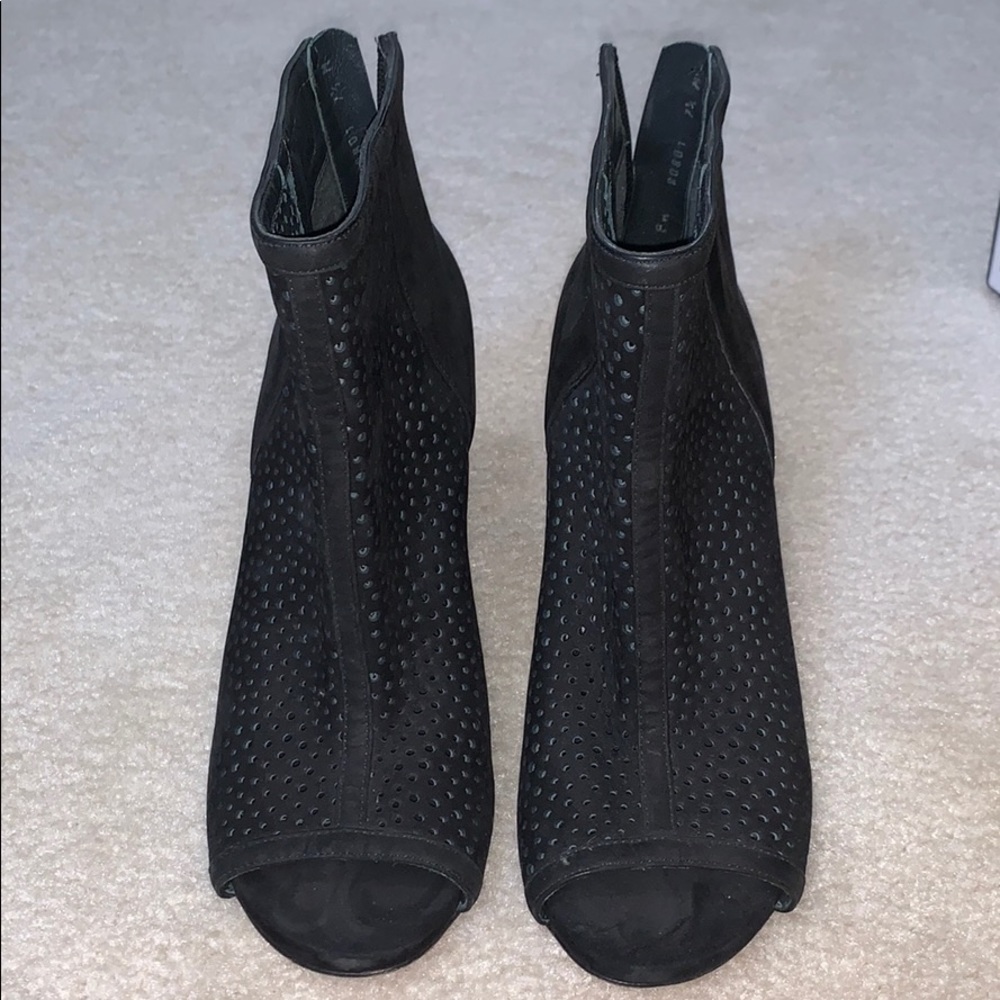 Stuart Weitzman Black High Heel Booties